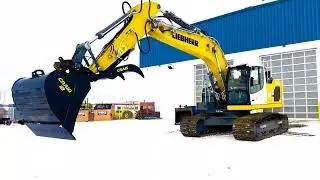 Clean Up Bucket & Working Thumb on Liebherr 922 | EXB-CL & EX-CWT by Craig Attachments