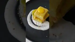 Mango Mochi Bars With Pandan Coconut Sauce 🥭🥥 @nguyenfoodstall
