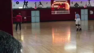 Skating at Moonlight Rollerway in Glendale