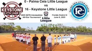Palma Ceia 50/70 All Stars vs Keystone Little League 50/70 All Stars // June 9, 2025