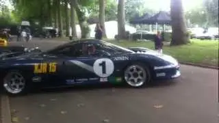 Jaguar XJR15 Being Driven at Chelsea Auto Legends 2012