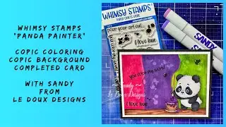 Copic - Coloring & Background with Panda Painter
