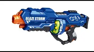 Blaze storm zecong toys soft foam gun dart blaster semi-automatic nerf gun ZC7116