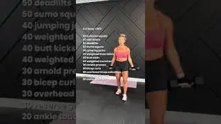 🔥 FULL BODY - 1,000 REPS 🔥