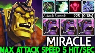 MIRACLE [Alchemist] WTF Max Attack Speed 5 Hit/Sec Real Monster Carry 7.22 Dota 2