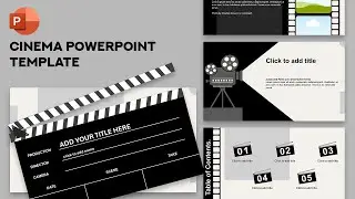 Cinema PowerPoint Template | Aesthetic PowerPoint Presentation | FREE TEMPLATE | Preview