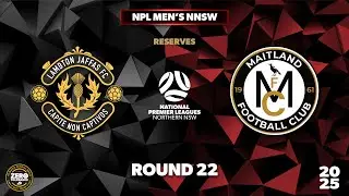 NPL Men's NNSW Round 22 Reserve Grade - Lambton Jaffas v Maitland FC