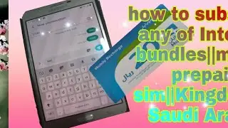 How to subscribe any of Internet bundles||mobily prepaid sim||Kingdom of Saudi Arabia