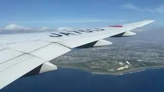 JAL BOEING 777-300 JA751J: Landing at Okinawa Japan(OKA/ROAH)