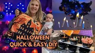 HALLOWEEN QUICK & EASY DIY ON A BUDGET \\ DECORATE WITH ME 2024 #halloween #decor