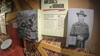 4K EXPLORING ANTIETAM CIVIL WAR BATTLEFIELD IN MARYLAND. VISITOR CENTER AND MUSEUM