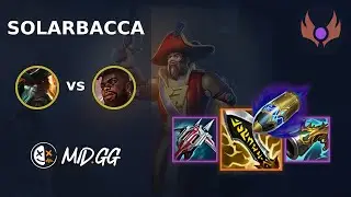 MID.GG: [ solarbacca ] Gangplank TOP vs K'Sante | NA MASTER | LOL Season 2025