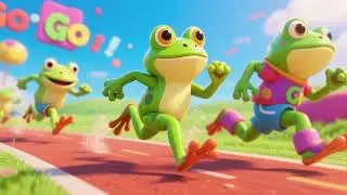 Frogs Go Go, Run Run! 🐸 | Fun Adventure for Kids