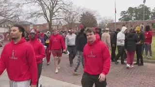 Newberry College football team gets a send off for its trip to Albany State
