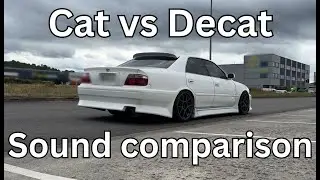 Toyota Chaser JZX100 1JZGTE VVTI | Cat vs. Decat Exhaust Sound Comparison