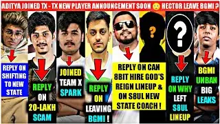 ADITYA JOINED TX😳SHADOW ON WHY LEFT S8UL😱JONATHAN ON SHIFTING TO NS ! SHADOW ON TSM 20LAKH SCAM! SID