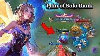 PAIN OF SOLO RANK😥Lunox Butterfly🦋Best Build✨ #mlbb #lunoxml #asmr