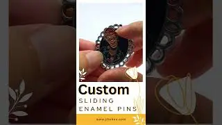 Custom Soft Enamel Sliding Pins | Lapel Pin Manufacturer | Metal Pin Badges  #custom #manufacturer