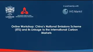 Online Workshop China&rsquo;s National ETS and its Linkage to the International Carbon Markets