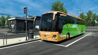 Mercedes-Benz Tourismo 16 RHD 2020 | Frankfurt (Germany) to Milan (Italy) | ETS2 FlixBus Edition
