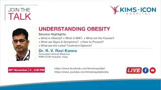 Understanding Obesity | Dr. Ravi Kanna | KIMS ICON Hospital, Vizag |