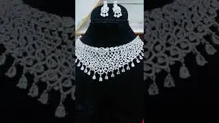 💎Premium American diamond necklace 💎||A.D jewellery||#shorts