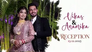 Reception Cinematic |  Vikas & Anamika || 13.12.2025 | bps photography delhi and ncr