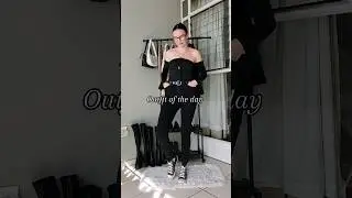 ALL BLACK OOTD❤️‍🔥🖤 #ootd #womansfashion #outfitideas #fashion #2024fashion #style