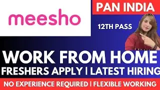 Meesho Hiring | Work From Home | Live Test Answer | 12th Pass | New Update | Jobs |Online Job 2026