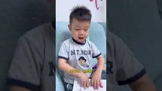 How old is your child when he began to recite poems? #Dad with Kids #funny #babyboy #baby