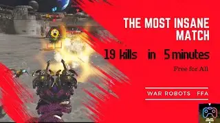 The most insane match to date / FFA / Lynx + Stake /#warrobots #gameplay #wr