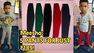 Honest Review: Kids Track Pants from Meesho | Worth Buying?|tamil reviewlunder 200|combo Of 5#meesho