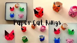 Origami Cat Rings |Craftboat