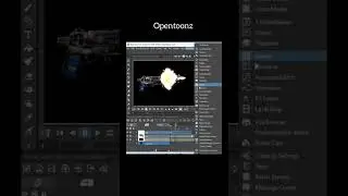 Animate with GIF PNG files OpenToonz | Gun shot #opentoonz