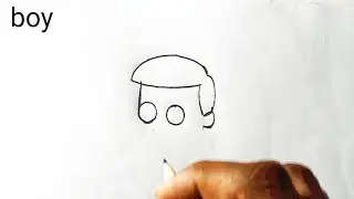 Boy = very easy boy drawing step by step art #viral #drawing #easydrawing 