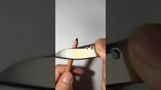 Let&rsquo;s sharpen our pencils with a blade. #art #pencil #tools #leatherman #asmr #sound #skills #shorts