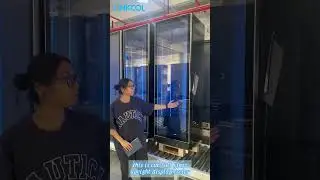 Commercial Full Glass Door Display Cooler for Drink#beveragecooler #refrigerationsolution #factory