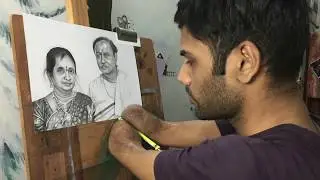Pencil sketch drawing | commission work from Bangalore  - artist by Dhaval Khatri 2019