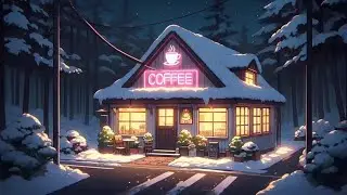 Cozy Winter Coffee Shop ☕ Lofi Beats to Relax, Study & Sleep