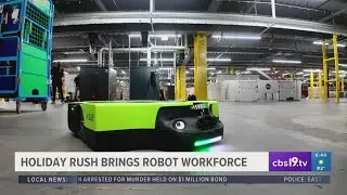 Amazon warehouses relying on robots to make it through upcoming holiday season