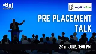 Pre-Placement Talk by LogisticsNow, Speaker: Mr. Ritabrata Ghosh, Customer Success at LogisticsNow
