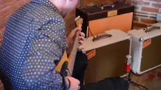 Carson Hess Blackguard T-Style guitar played through a Hardtail Sound amp.