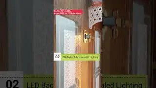 The Mandir Store Wooden Mandir 5 Feet in White Color Acrylic Shutters