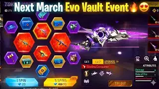 Next Evo vault event🔥🤩 | March Evo vault event 2026 | ff next evo vault | ff upcoming event 