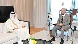Prime Minister Shehbaz Sharif meets Minister of State for Foreign Trade of Qatar