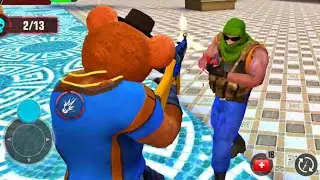 Teddy Bear Gun Strike Game Counter Shooting Games FPS Part 4 - NEW WEAPON MP5 | Android Gameplay