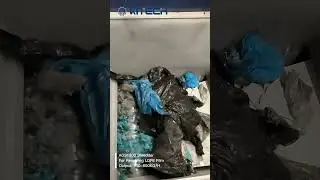 Watching the Process of LDPE Film Recycling by AGS1200 Shredder in Kitech Facility. #shredder