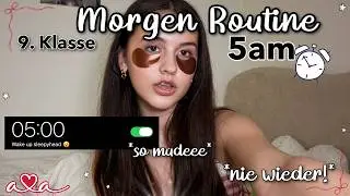 ich stehe um 5 URH FR&Uuml;H auf um produktiv zu sein *MORGEN ROUTINE* back to school ౨ৎ Ava