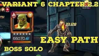 VARIANT 6 CHAPTER 2.2 OVERLORD PATH | DRAX BOSS SOLO | MARVEL CONTEST OF CHAMPIONS |