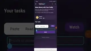 Make money With Your Hobby | TapSwap Code Today | TapSwap Daily Video Code 26 September